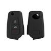 3 Knoppen Siliconen Auto Afstandsbediening Sleutelhoesje Voor Toyota Auris Corolla Yaris Rav4 Camry Scion Tc Im 2013-