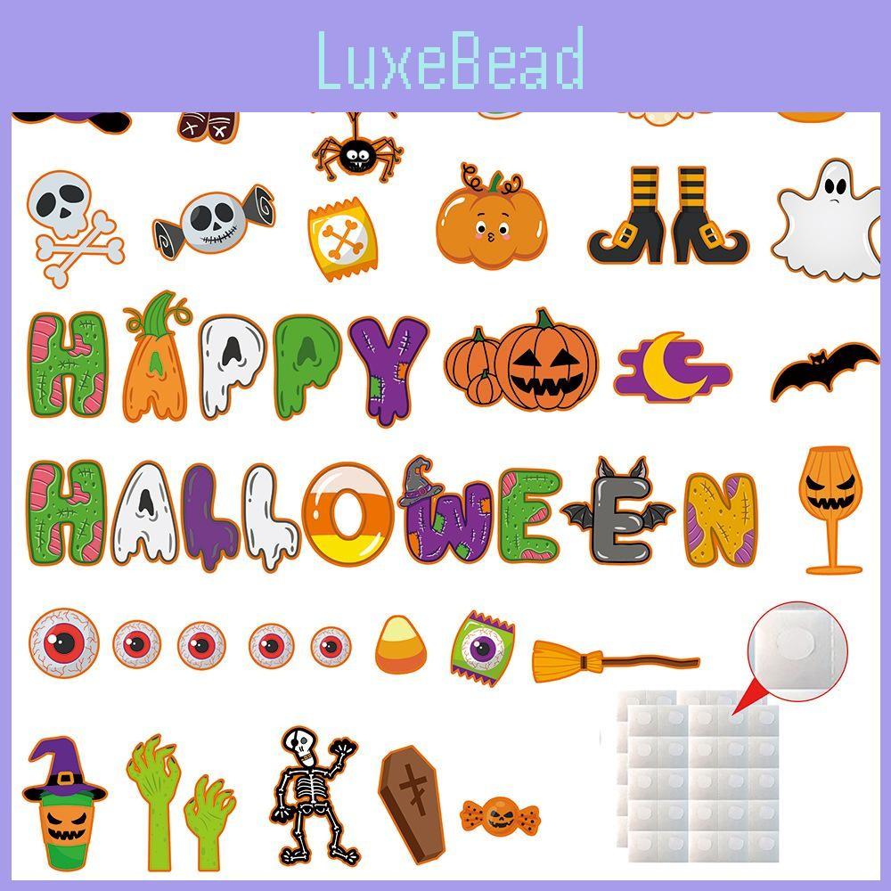 Event Blackboard Halloween Stickers Set With Paper Card Labels Party Props Decor