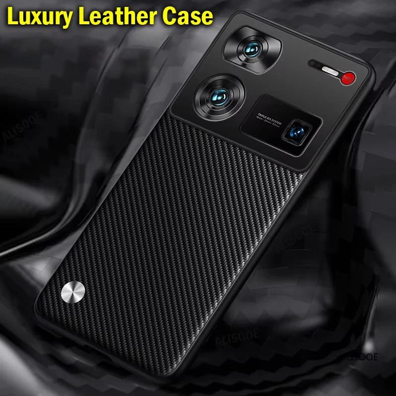 Hülle für Nubia Z70 Ultra / Z60 Ultra Hülle Luxus PU-Leder Schutz Rückseite für Nubia Z60Ultra Stoßfest Capa