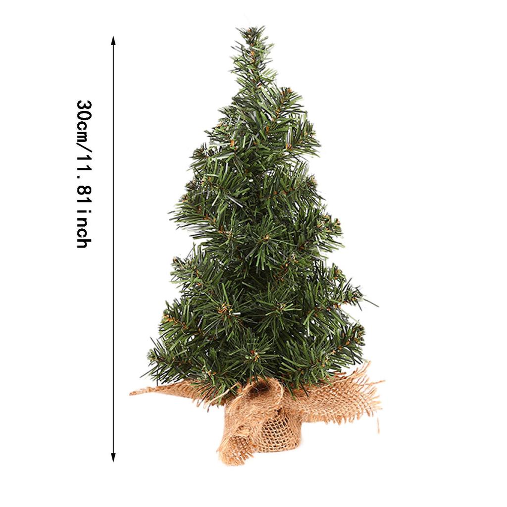 30cm Mini Christmas Tree Decoration Xmas Tree Desktop Ornaments Artificial Pine Tree Plants Bonsai For Home Decor New Year Gifts