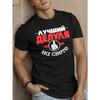 European Size Cool Short-Sleeved Summer T-Shirt for Men In Russian Style