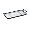 Rectangle Acrylic Serving Tray Leak-proof Clear Serving Platters  Tea Food