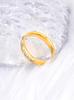 JeeMango Simple Stainless Steel Geometric CZ Rings For Women Delicate Sparkly Cubic Zirconia Wedding Ring Accessories JR23014