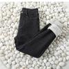 2022 Woman Winter Korean Warm Slim High Waist Stretch Ladies Pencil Jean Thick  Pants Skinny Jeans Casual Vintage Casual Fleece