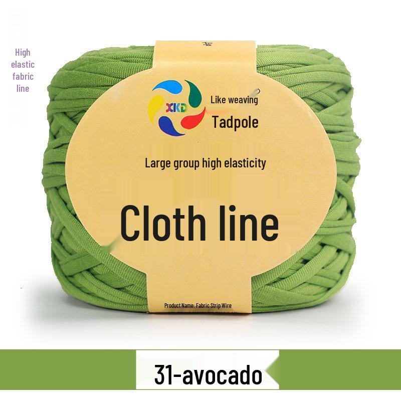 Hilo de Lana Grueso de Alta Elasticidad para Ganchillo, Tejido, Zapatillas DIY y Manualidades