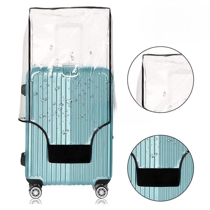 Transparent Luggage Cover Dustproof Waterproof Pvc Trolley Suitcase Cover Durable Travel Case Cover