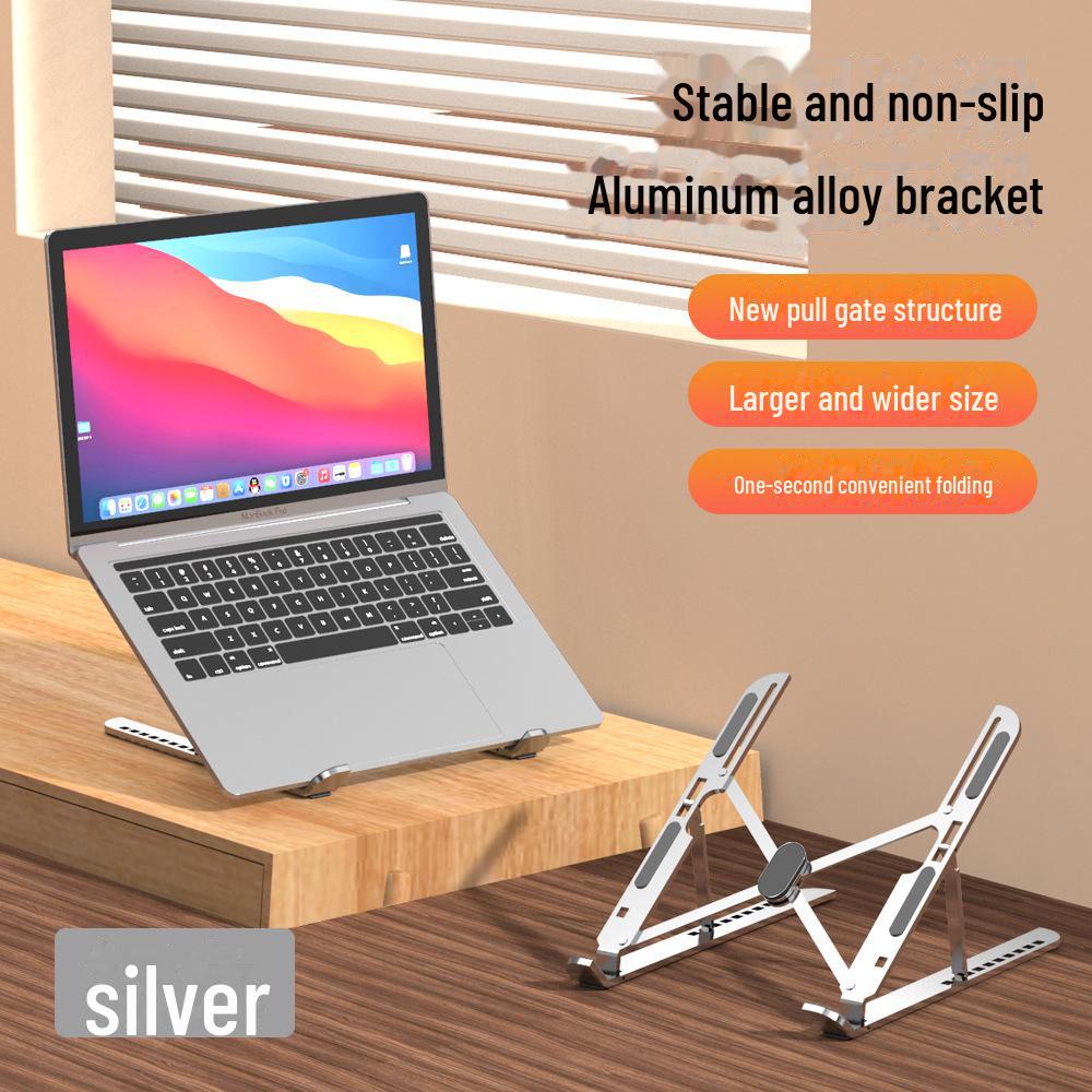 Nastavitelný hliníkový stojan na notebook s chladicí základnou
