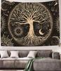 FORATER Tree of Life Tapestry Wall Hanging Sun Moon Stars Tapestries Aesthetic Galaxy Wall Tapestry Nature Home Decorati