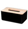 Wooden Tissue Holder Household Tissue Storage Box Detachable Tissue Box Elegant and Simple