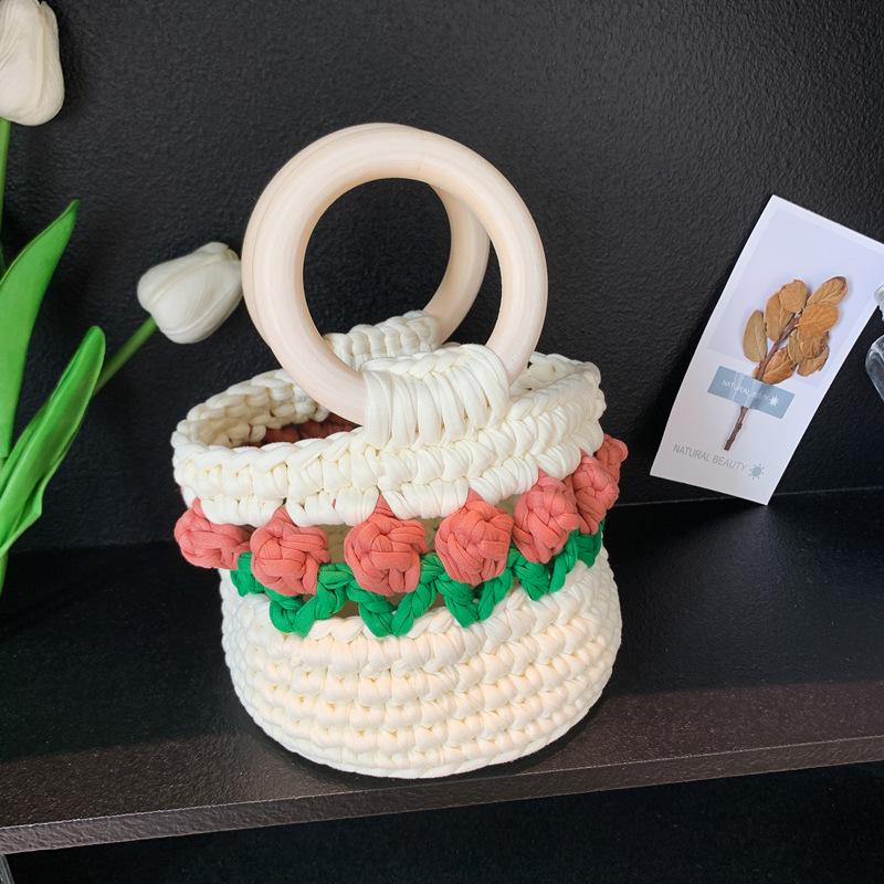 Tulip Hand-Woven Crossbody Bag DIY Kit - Perfect Gift for Your Bestie or Girlfriend