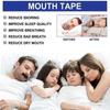 Snoring Relief Mouth Tape - Comfortable High-Quality Fiber Sleep Aid for Nasal Breathing, Reduces Snoring, Bad Breath & Dry Mouth - 30 Pack