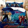 Anime King Of Fighters KOF Bedding Set Boys Girls Twin Queen Size Duvet Cover Pillowcase Bed Kids Adult Home Textileextile