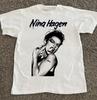 Nina Hagen Collezione Manica Corta Dalla S alla 5XL Maglietta Bianca GC1522