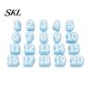 Numbered Pencil Caps for Students 20 Pcs 1-20 Toppers, Reusable Classroom Organization Labels Teacher Supplies Teachers, Tracking Markers Clip