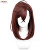 Momo Ayase Cosplay Wig 43cm Short Red Brown Wig Cosplay Anime Cosplay Wigs Heat Resistant Synthetic Wigs + Wig Cap