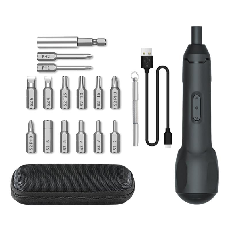 Intelligent Cordless Power Screwdriver USB Rechargeable Screwdriver For DIY Projects Remote Control Model Maintenance