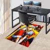 1pc Sailor Moon Christmas Edition Chair Mat - Anime Cartoon Design, Non-Slip Carpet for Office and Home Decor, Suitable for All Seasons.O056