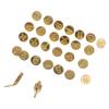 28Pcs Different Sizes Wood Burning Tip Set Brass Brass Pyrography Tip  for Carving Crafts