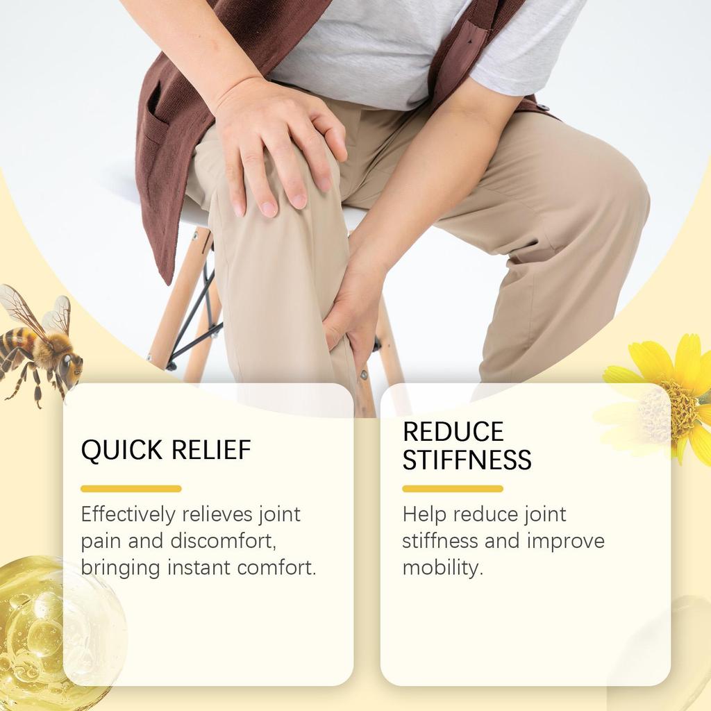 Bee Venom Pain Cream Bone Ache Relief Plaster Therapy Arthritis Inflammation Repair Synovitis Shoulder Muscle Soreness Ointment