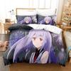 Plastic Memories Isla Bedding Set Boys Girls Twin Queen Size Duvet Cover Pillowcase Bed Kids Adult Home Textile