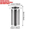 Stainless Steel Floor Drain Filter Kitchen Sink Drain Strainer Stopper Anti Clogging Hair Catcher Filters Bath Leak Proof Plug