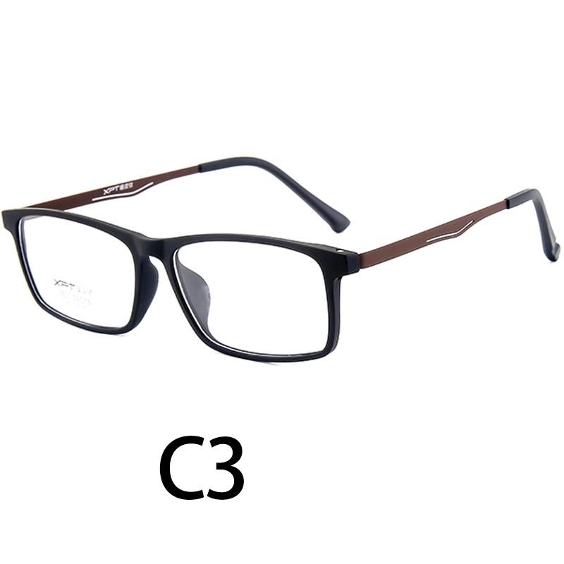 Big Size Eyeglass Man Square Eyewear 2023 TR90 Super Light Comfortable Black Optical Prescription Glasses Woman Free Shipping