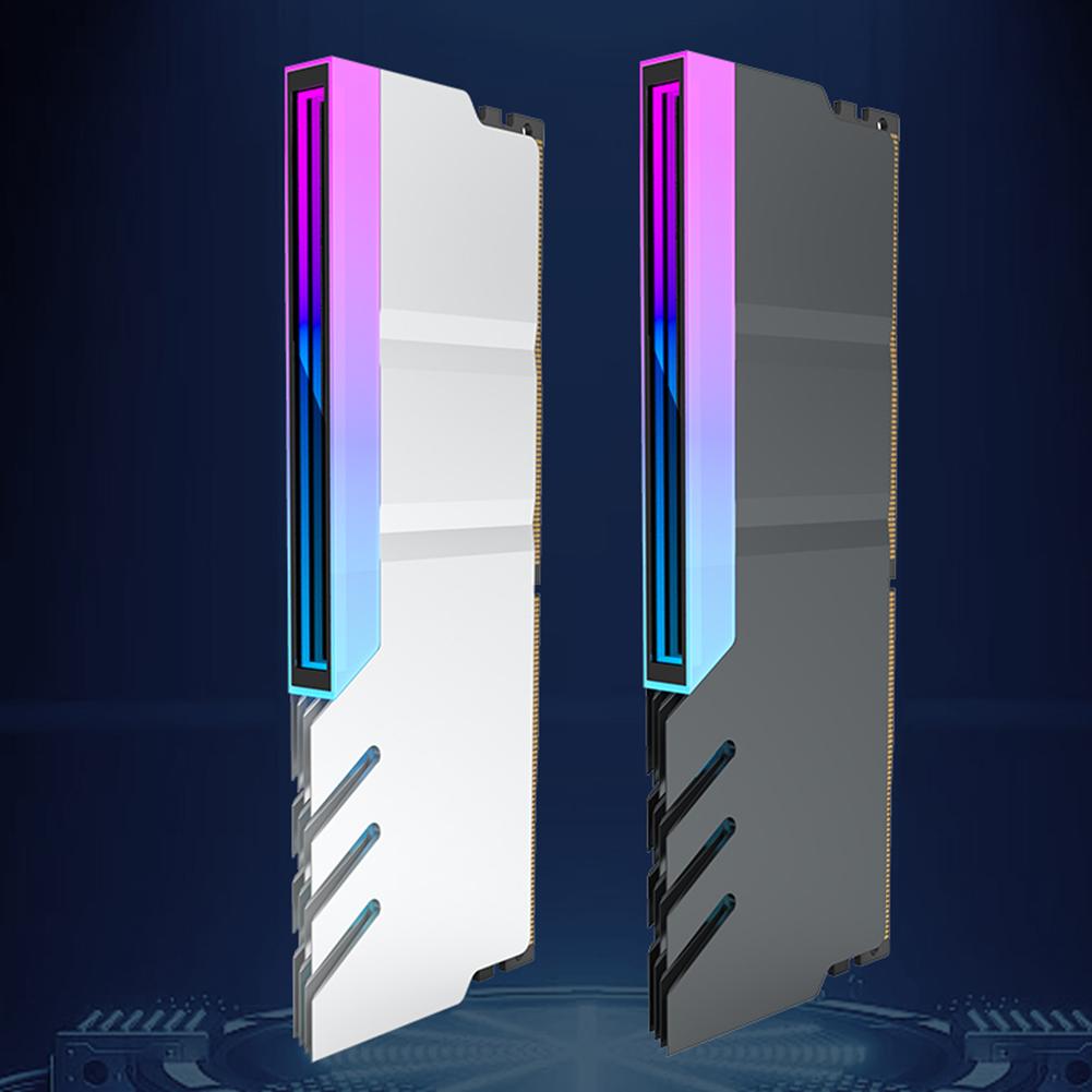 Memory Module Cooler DDR4 DDR5 Heat Cooler Radiator 5V 3PIN ARGB AURA Sync Aluminum Alloy Heat-resistance Computer Accessories