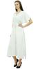 Bimba Rayon Solid Pattern Caftan Maxi Dress Women's Night Gown Kimono Dress