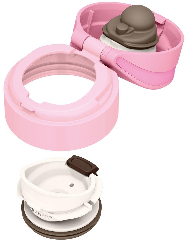 Thermos Water Bottle Vacuum Insulated Mobile Mug 350ml Pearl Pink PRP JNS-351