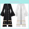 Fantasy Wizard Cosplay Dress With Polyester Fabric For Halloween Costume Party