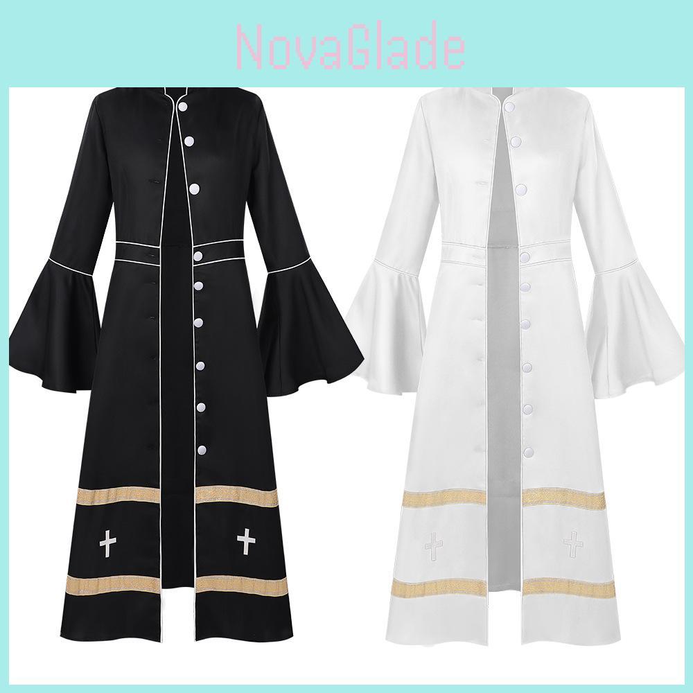 Fantasy Wizard Cosplay Dress With Polyester Fabric For Halloween Costume Party