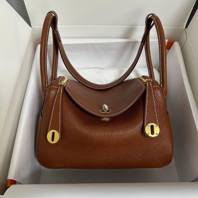 Fubao Saddle Leather Lindy Bag Leather Underarm Bag Pillow Bag Large Capacity Handbag Fashion One Shoulder Crossbody Bag Women