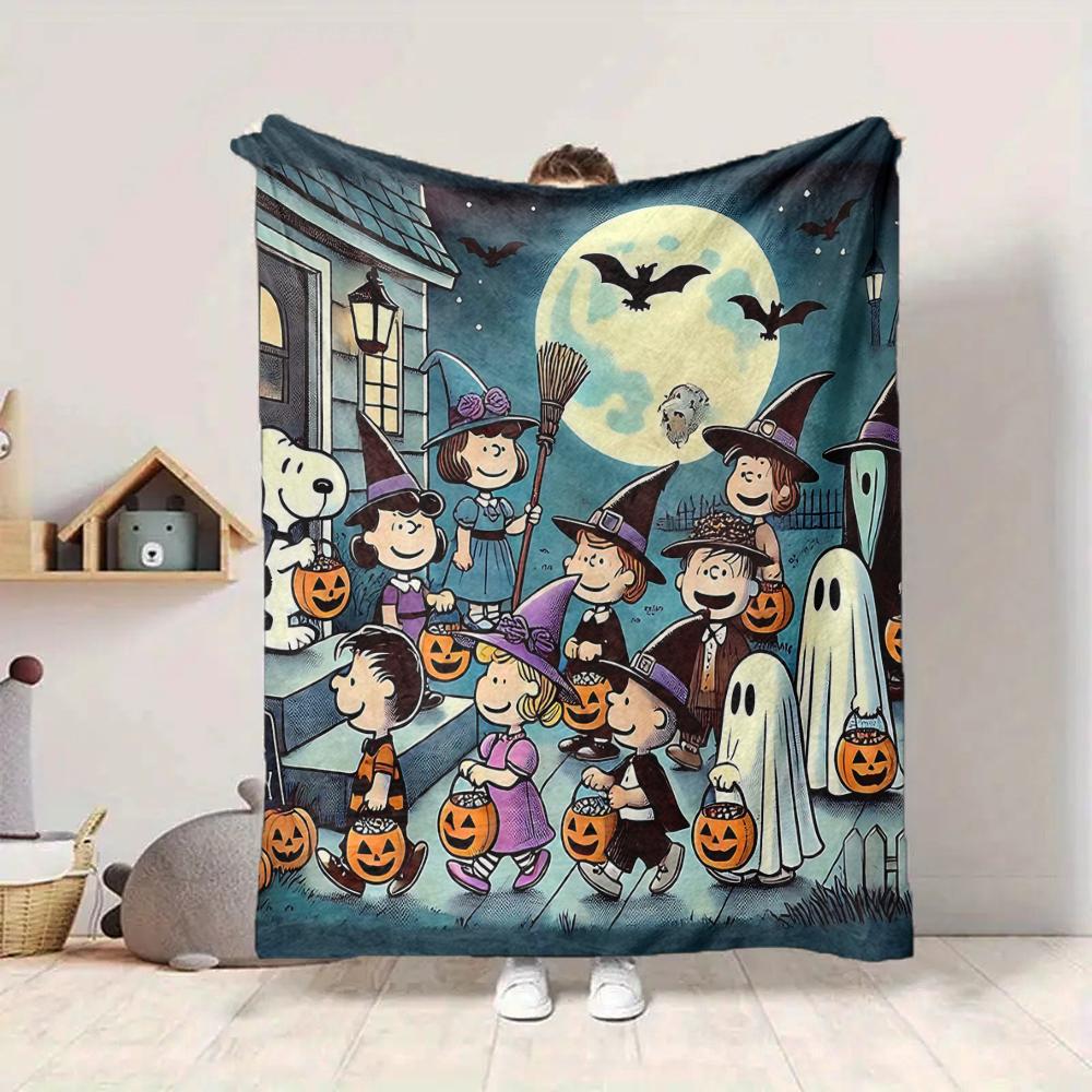 1Pc Nightmare Before Christmas Blanket Soft And Comfortable Casual Warm Camping Travel Christmas Halloween Gift M91792