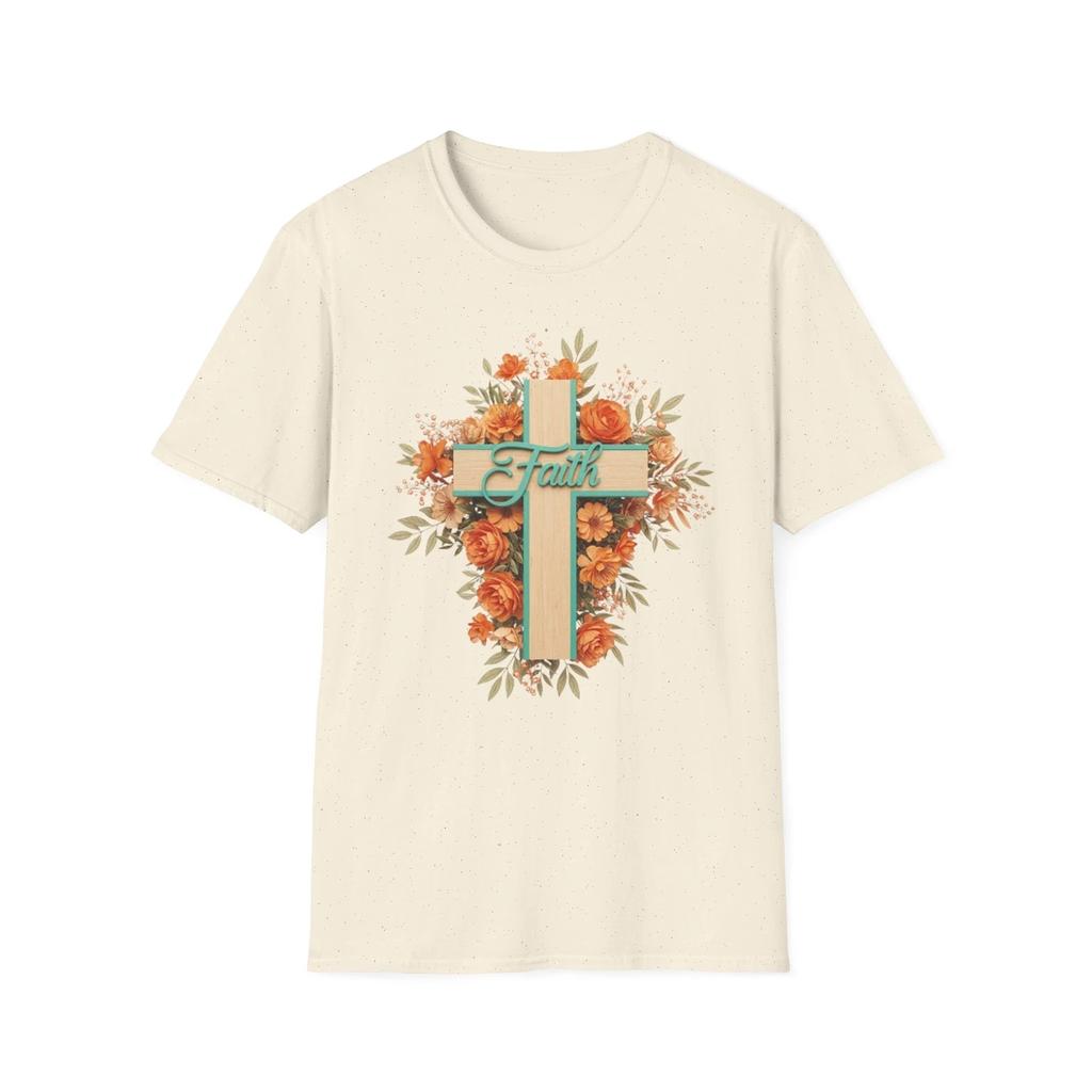 Faith Unisex T Shirt , Christian Religious Tee, Inspirational Shirt , Cross Tee