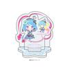 Aikatsu Serie x Sanrio Charaktere 05 Mio Minato x Little Twin Stars [Mini Charakter Illustration] Acryl-Ständerplatte