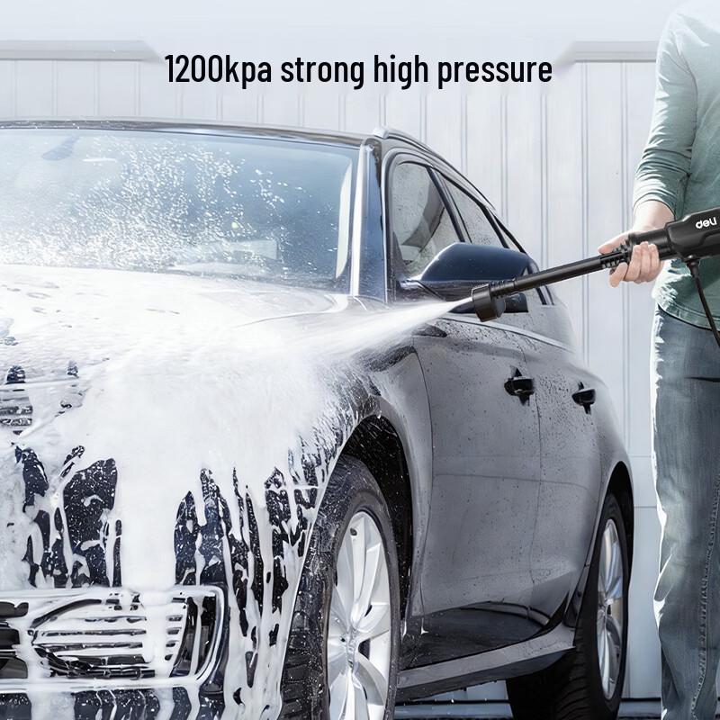 Deli 1200kPa High-Pressure Cordless Car Washer
