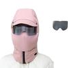 Windproof Full Face Cover Outdoor with Goggles Winter Cycling Cold Windscreen Ski Mask Bike Warm Padded And Thickened Head Cover