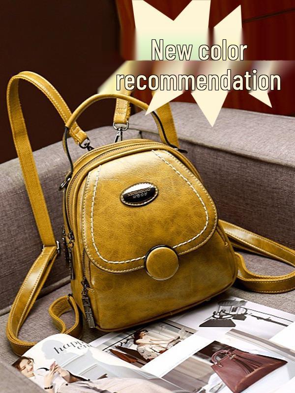 2025 Summer Retro European & American Crossbody Single-Shoulder Women's Backpack