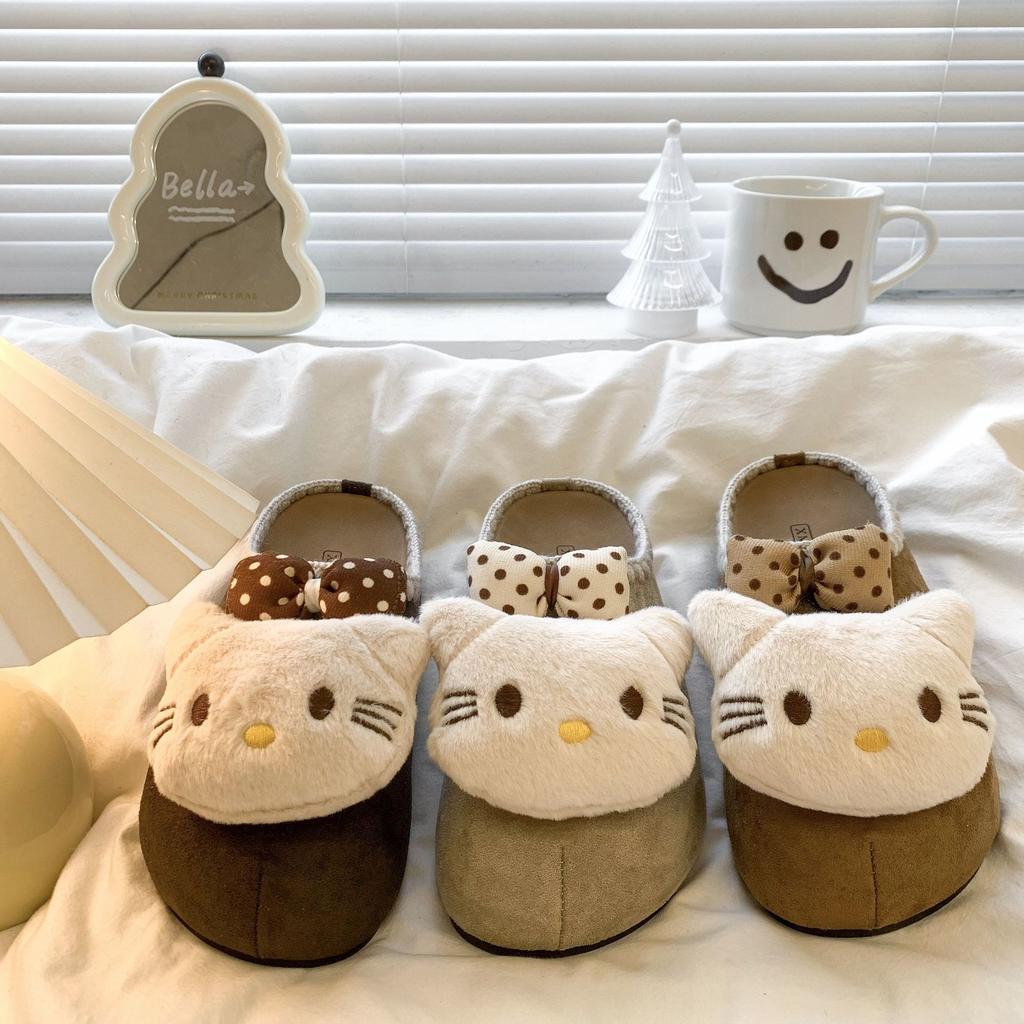 Cat pedals k female it winter ty Birkenstocks platform bag head slippers female cute