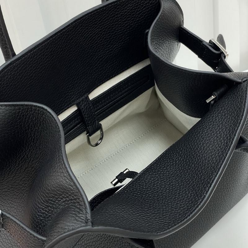 26 new leather women's bag top layer cowhide TR 10 inch handbag togo cowhide tote simple and versatile crossbody bag