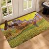Starry Night Van Gogh Art Room Mats Nordic Style Home Doormat Bathroom-Toilet Mats Bedroom Hotel Decor Mat