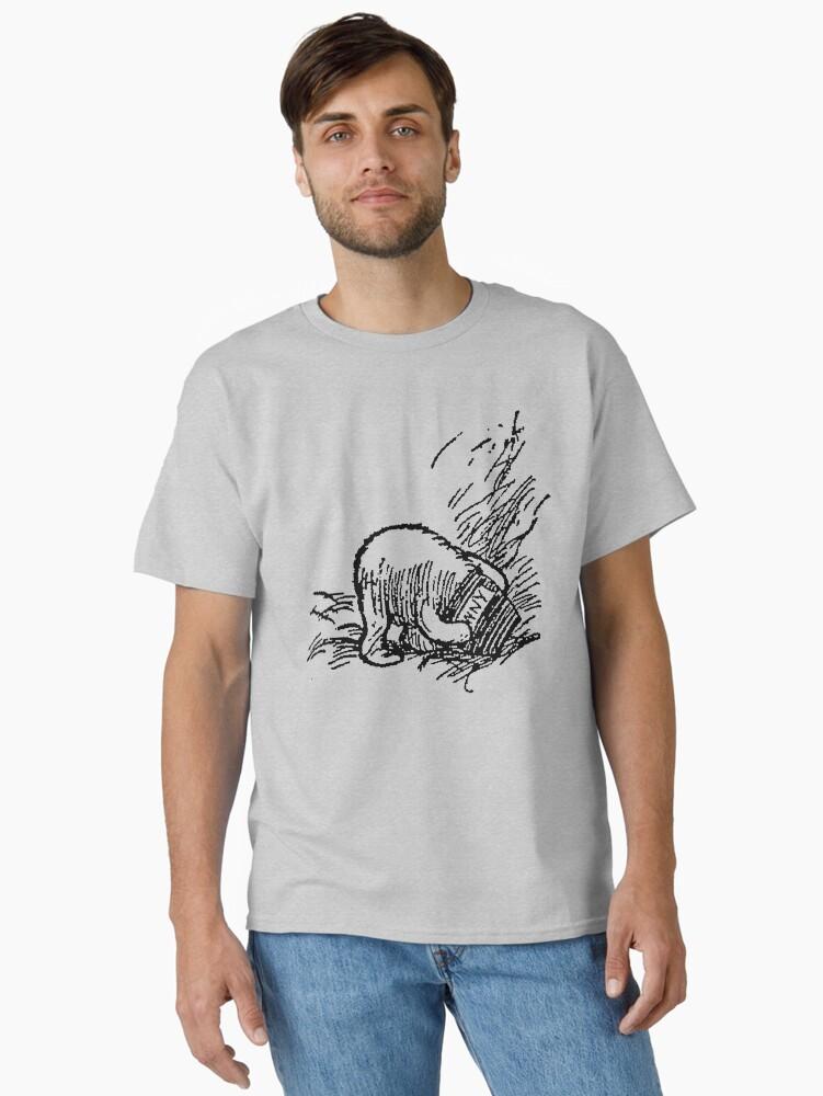 Winnie the Pooh Pooh Stuck in the Honey Pot Classic T-Shirt