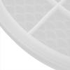 Resin Tray Molds Fish Scale Shape Design Easily Demold Repeated Use Soft DIY Resin Tray Molds for Jewelry Storage Dishes