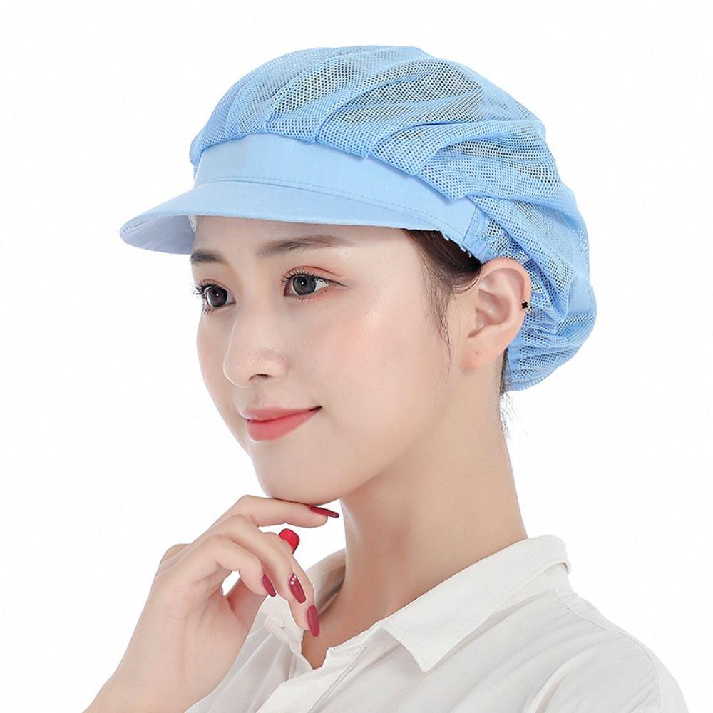 

Work Wear Dustproof Hat Cloth Cooking Caps Cook Accessories Smoke-proof Dust Cap Hotel Restaurants небесно-голубой