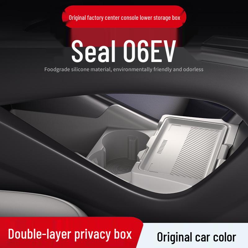 Seal 06EV Center Console Storage Box: Fit for 25 models, enhances car interior organization.