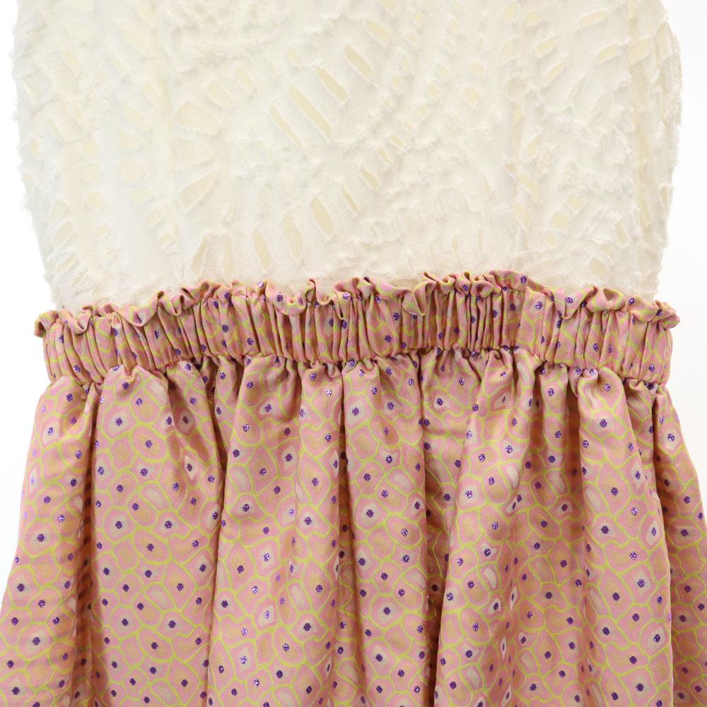 MSGM Made In Italy No Sleeve One Piece 38 Pink Back Zip Women Used