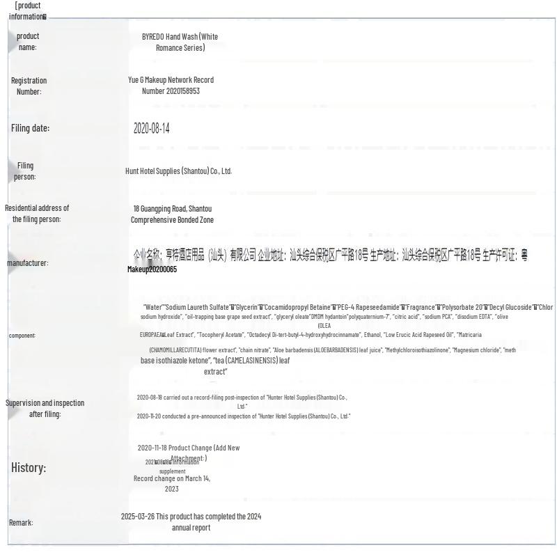 Byredo White Romance Hand Wash