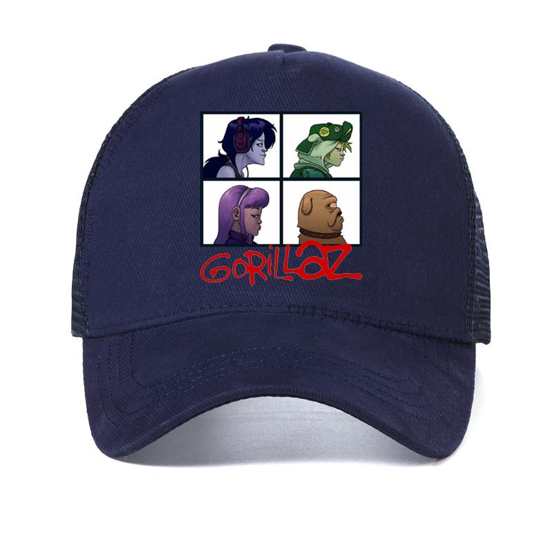 

Music Band Gorillaz Demon Days Unisex baseball cap Fashion Summer Unisex Women cool Mesh breathable Snapback hats Bone Garros Adjustable