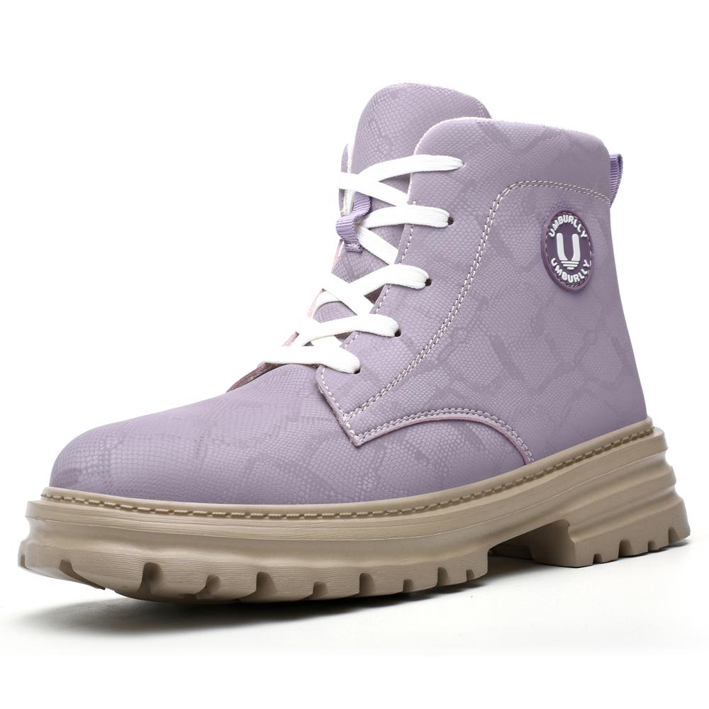 Nieuwe Dames Veiligheidslaarzen Stalen neus Schoenen Puncture-Proof Werkschoenen Dames Lichtgewicht comfort Beschermingsschoenen Werk Sneakers Vrouwelijk 35 gray