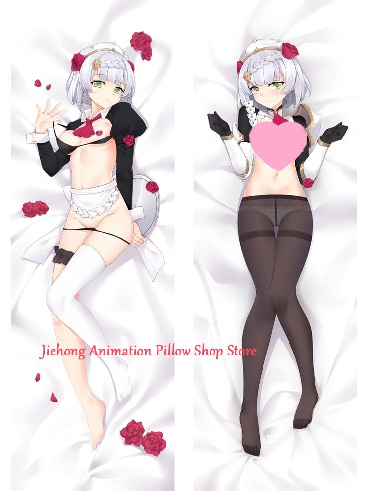 

Dakimakura аниме Noelle Genshin ударная наволочка с двусторонним принтом в натуральную величину Высокое качество 2WAY наволочка подарки отаку 40x120cm Peach Skin